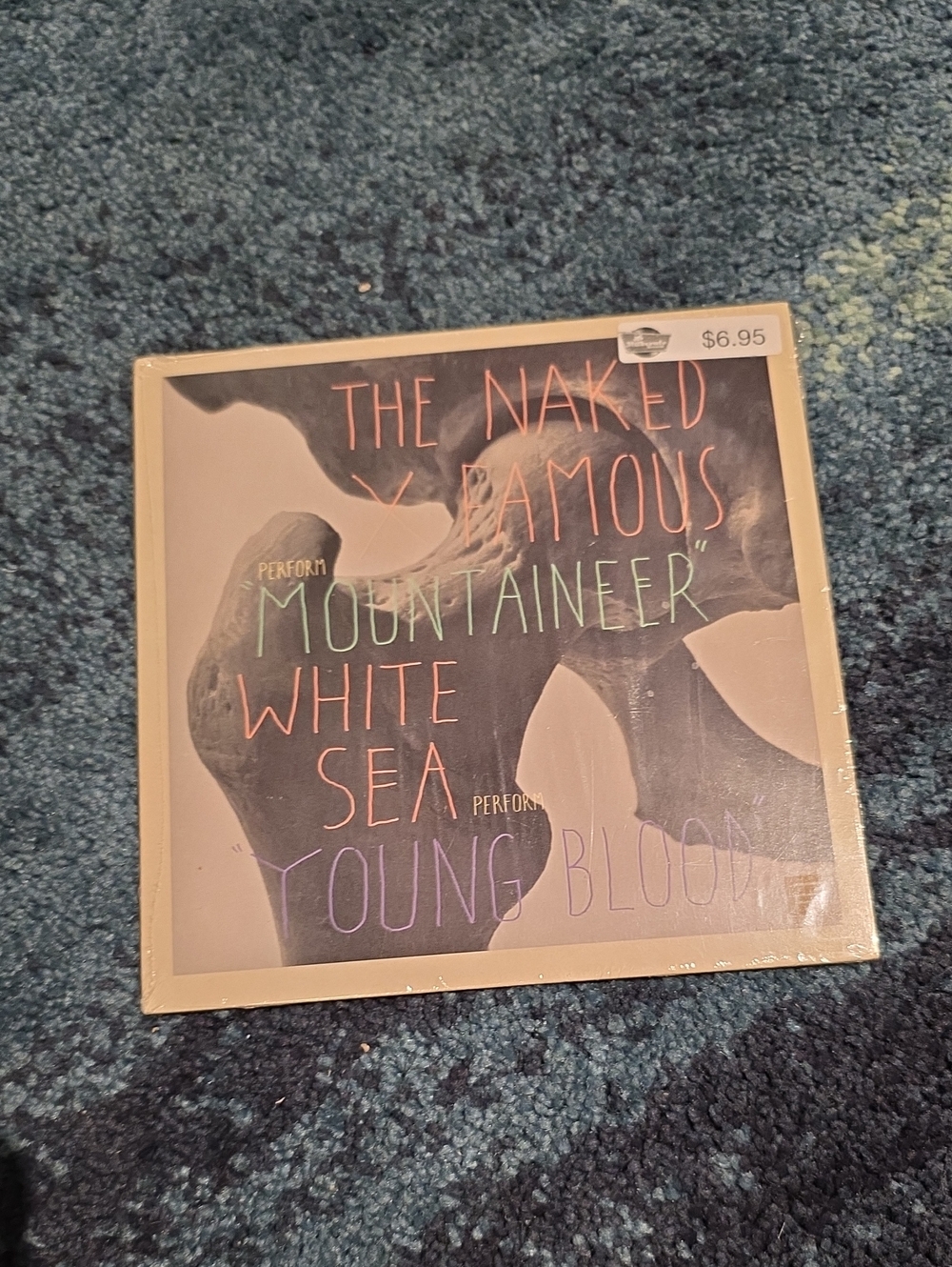 RARE - The Naked and Famous Young Blood White Sea Mountaineer 7" Vinyl Single